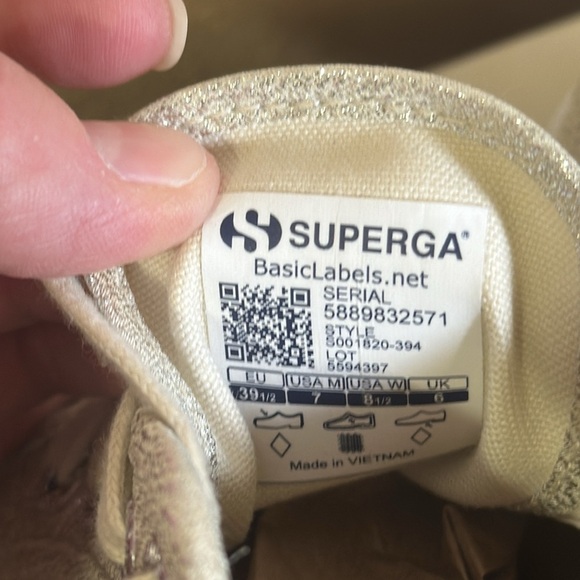 SuperGA sneakers. Size 39 1/2–US 8 1/2 - Picture 3 of 9